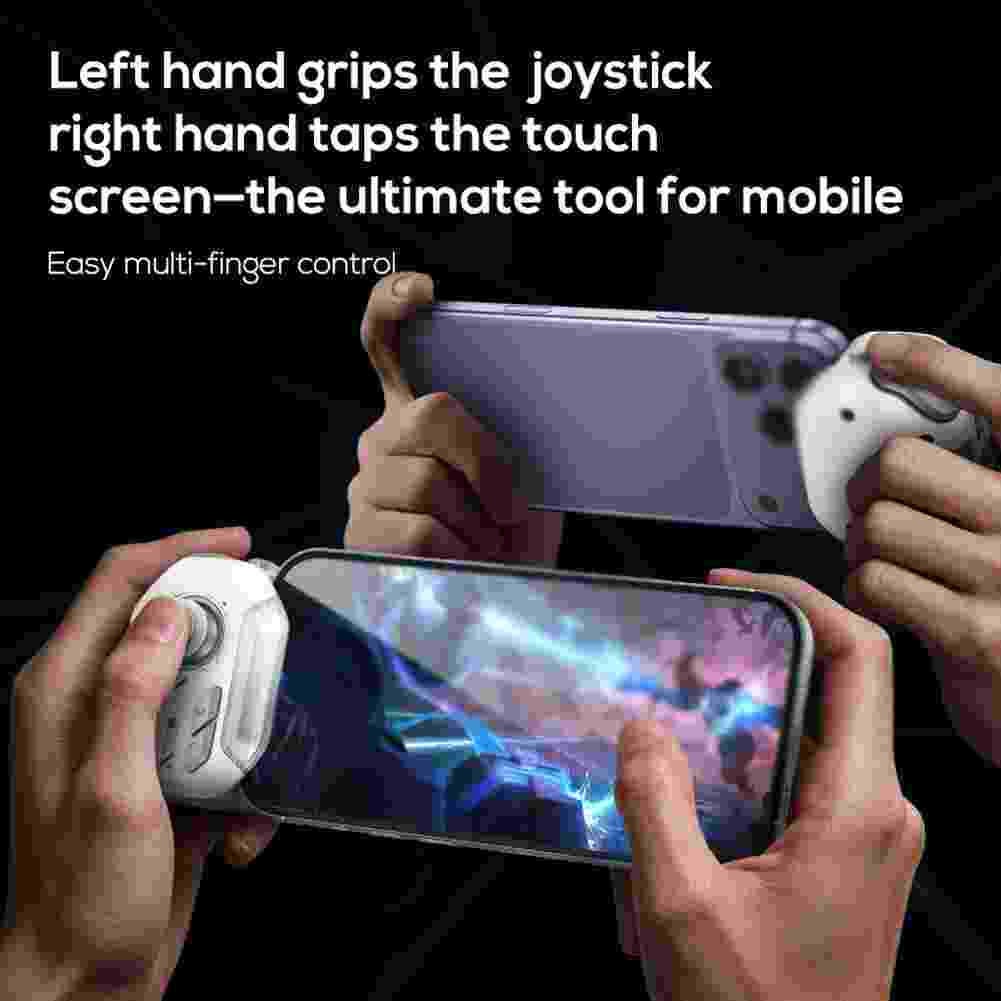 Gaming Accessories Mobile - จอยสติ๊กเล่นเกมมือถือ MB07 พร้อมปุ่ม RGB แบบกำหนดเองและฟังก์ชันมาโคร คอนโทรลเลอร์เกมไร้สายสำหรับ