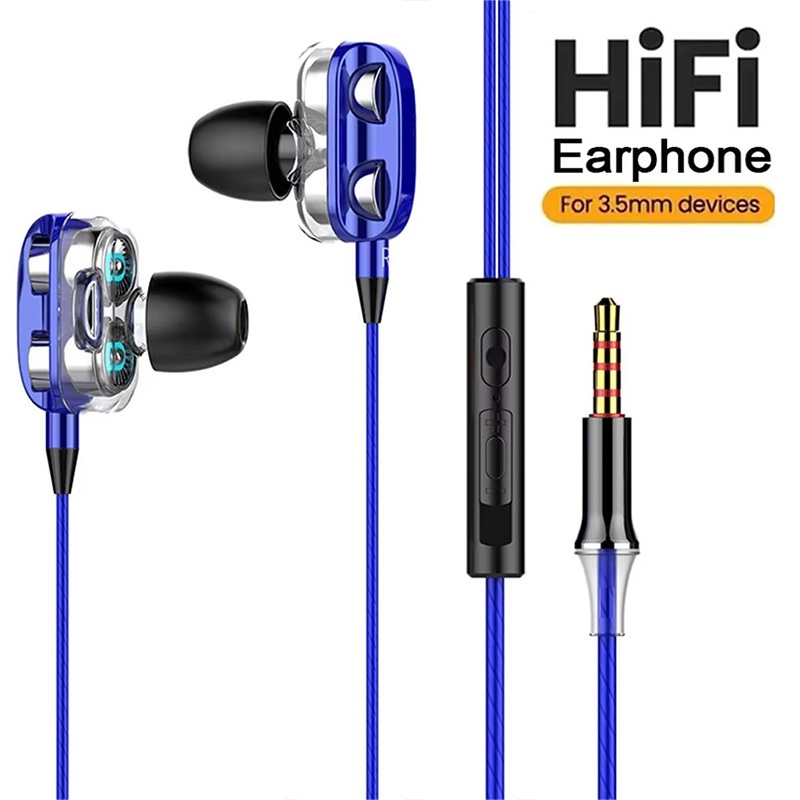 Gaming Accessories Iphone - ชุดหูฟังสเตอริโอแบบใส่ในหู เสียงเบสหนักแน่น สำหรับ iPhone Xiaomi Huawei