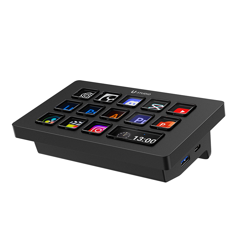 Youtube Gaming Accessories - Ulanzi D200H D200 คีย์บอร์ดควบคุมสตรีมมิ่ง 7 in