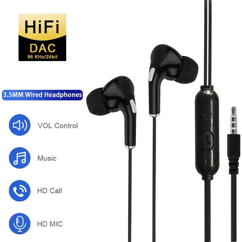 Gaming Accessories Iphone - หูฟังสเตอริโอไฮไฟ ดีไซน์แบบใส่ในหูที่สะดวกสบาย สำหรับไอโฟน เสี่ยวมี่ หัวเว่ย แอนดรอยด์