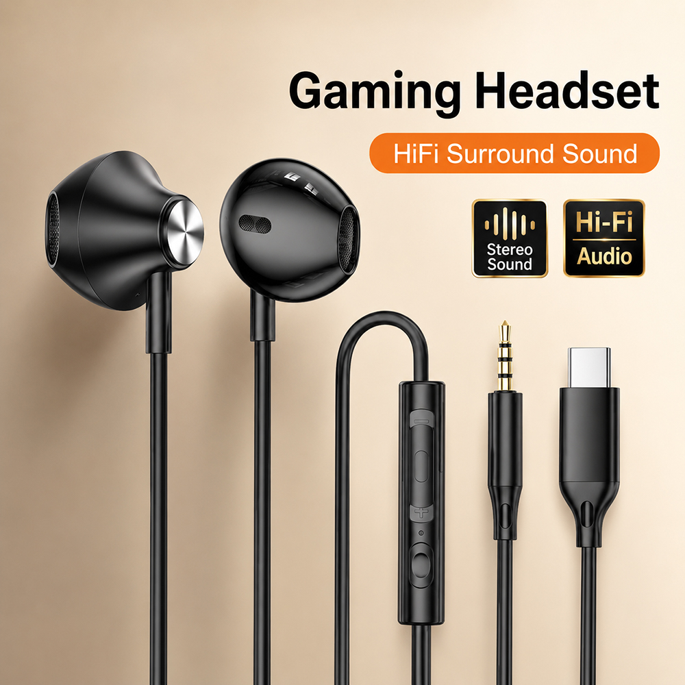 Gaming Accessories Iphone - ไฮไฟ ซาวด์เซอร์ราวด์หูฟังเสียงสเตอริโอเบสสำหรับไอโฟน เสี่ยวมี่ หัวเว่ยแท็บเล็ตแล็ปท็อป HD ไมโครโฟนกีฬาเพลงอุปกรณ์เสริมสำหรับเล่นเกม