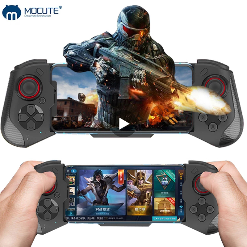 Gaming Accessories Iphone - จอยสติ๊กเกมมือถือสำหรับ iPhone Android ควบคุมผ่านบลูทูธ คอนโทรลเลอร์ทริกเกอร์สำหรับเล่นเกม PUBG