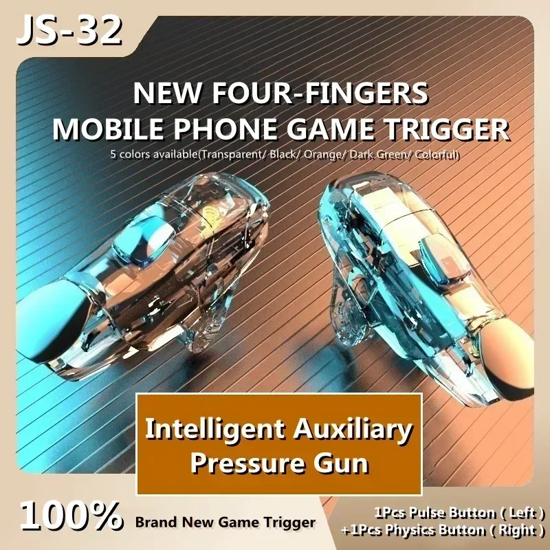 Gaming Accessories Iphone - JS32 ABS โทรศัพท์มือถือ L1 R1 เกมทริกเกอร์