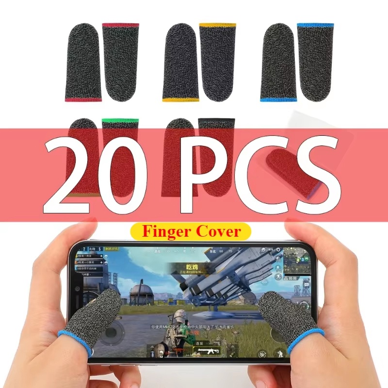 Gaming Accessories Mobile - ปลอกนิ้วเล่นเกม 20/40 ชิ้น สำหรับเกม PUBG Mobile