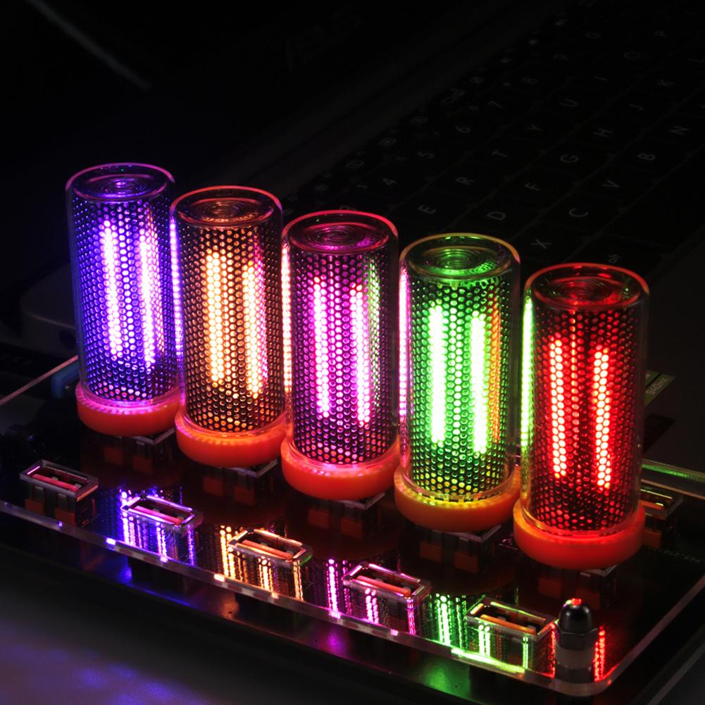 Youtube Gaming Accessories - หลอดไฟนิกซี่ LED RGB สไตล์เรโทร พร้อมพอร์ต USB