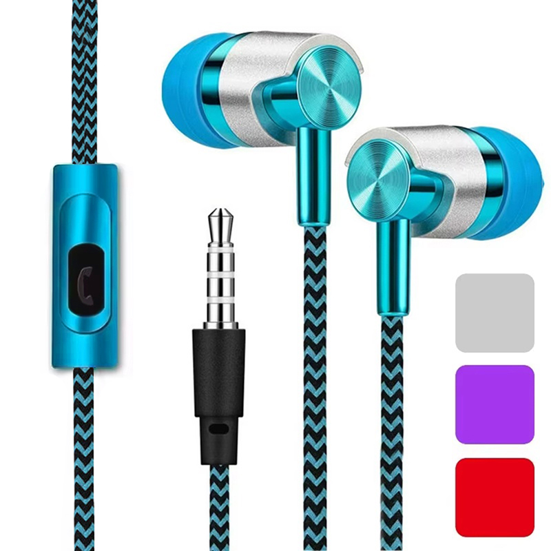 Gaming Accessories For Phone - หูฟังแบบมีสายในหู เสียงไฮไฟ เบสหนัก 3.5 มม. อุปกรณ์เสียงสำหรับเดินทาง