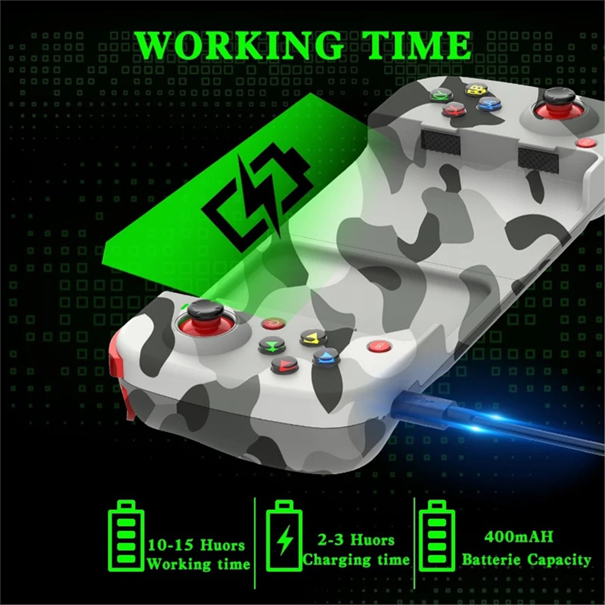 Gaming Accessories Iphone - จอยสติ๊กควบคุมเกมโทรศัพท์ goodidea สำหรับ iPhone Android, เกมแพดมือถือแบบเล่นได้ทันที