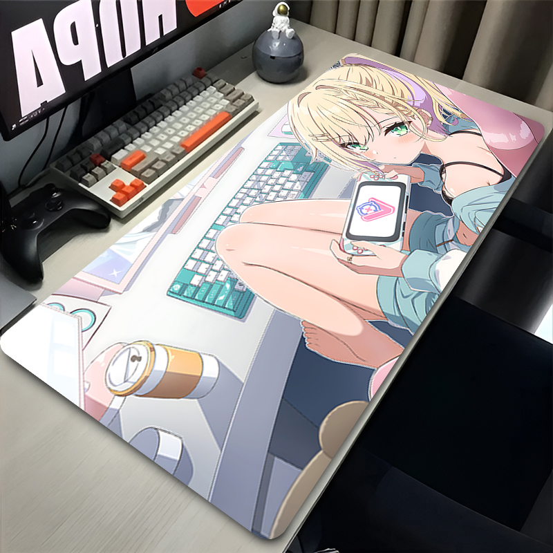 Gaming Accessories Companies - แผ่นรองเมาส์ อุปกรณ์เสริมคอมพิวเตอร์สำหรับเกมเมอร์ แผ่นรองโต๊ะคีย์บอร์ด คุรุมิ โนอาห์ แผ่นรองเมาส์