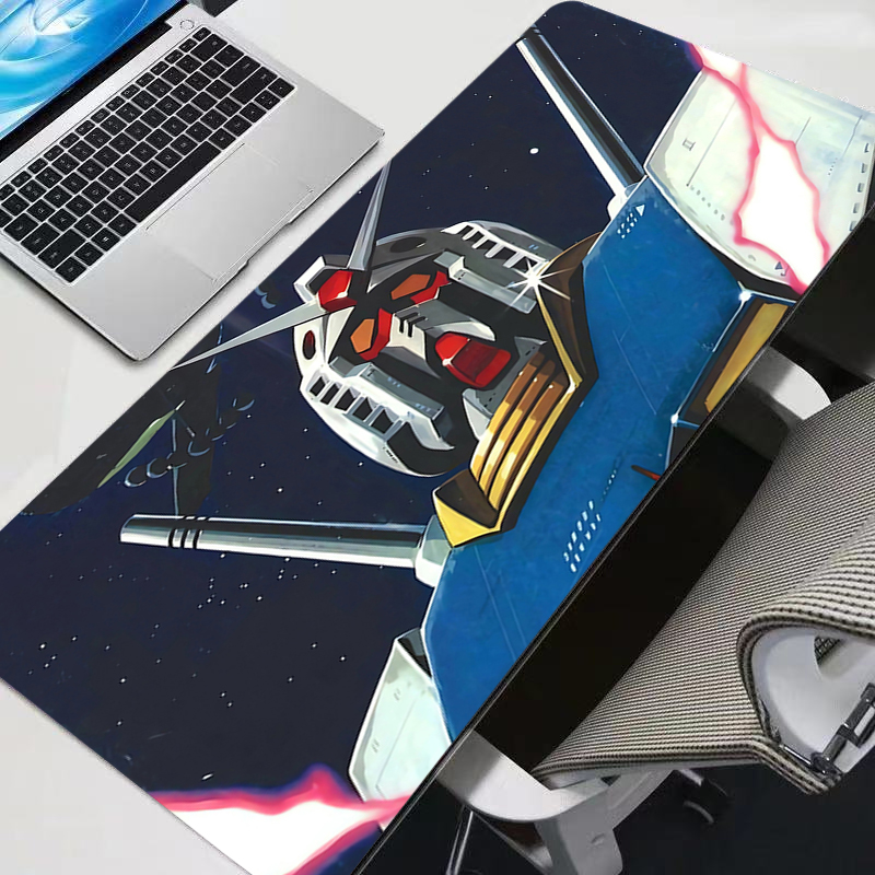 Gaming Accessories Mobile - แผ่นรองเมาส์ขนาดใหญ่โมบายสูทกันดั้ม XXL พีซีใหม่แผ่นรองโต๊ะใหม่เกมเมอร์ออฟฟิศพรมคีย์บอร์ดโต๊ะอุปกรณ์เสริมสำหรับเล่นเกมแผ่นรองเมาส์