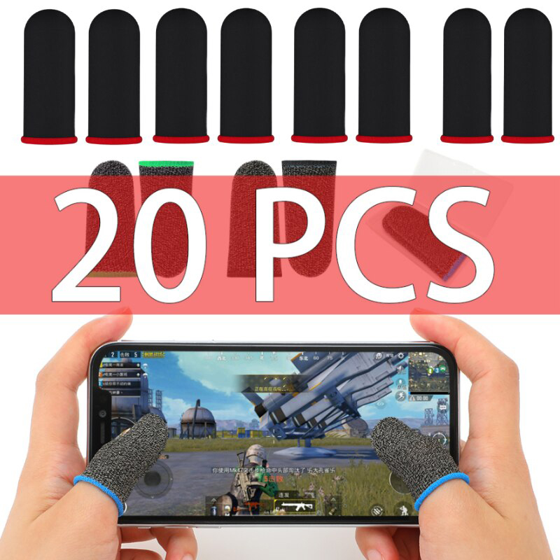 Gaming Accessories Mobile - ปลอกนิ้วสำหรับเล่นเกม PUBG Mobile จำนวน 20/40 ชิ้น