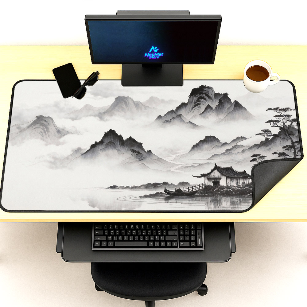 แผ่นรองเมาส์จีน สีดำขาว แผ่นรอ - Gaming Accessories In Japan บทวิจารณ์และราคา