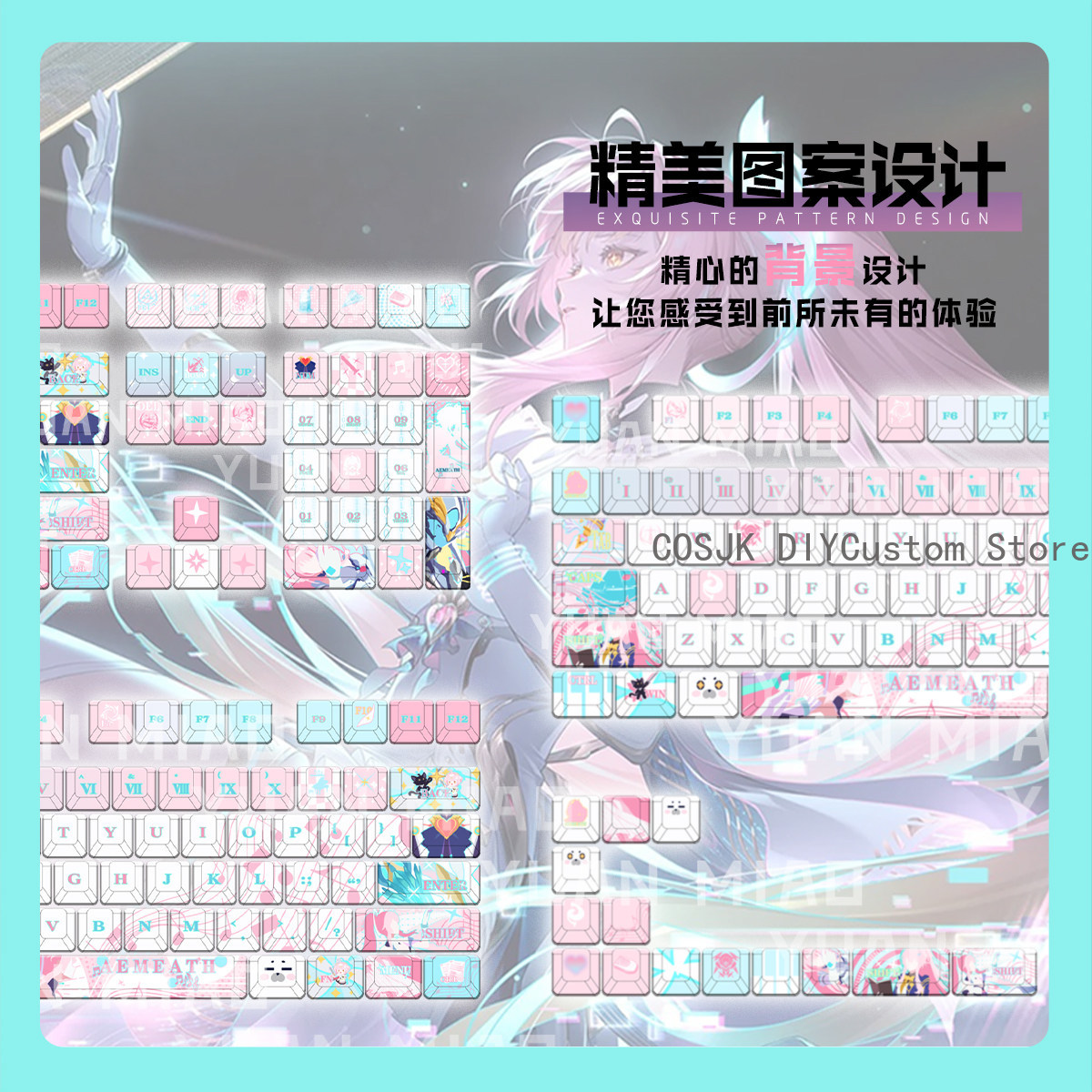 122 คีย์อะนิเมะ Wuthering Wave - Gaming Accessories Computer บทวิจารณ์และราคา