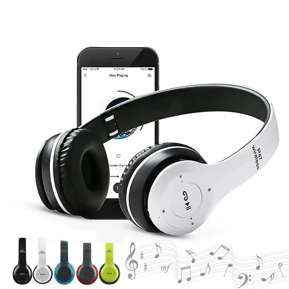 ชุดหูฟังสเตอริโอ P47 5.0 ชุดหู - Gaming Accessories Iphone บทวิจารณ์และราคา