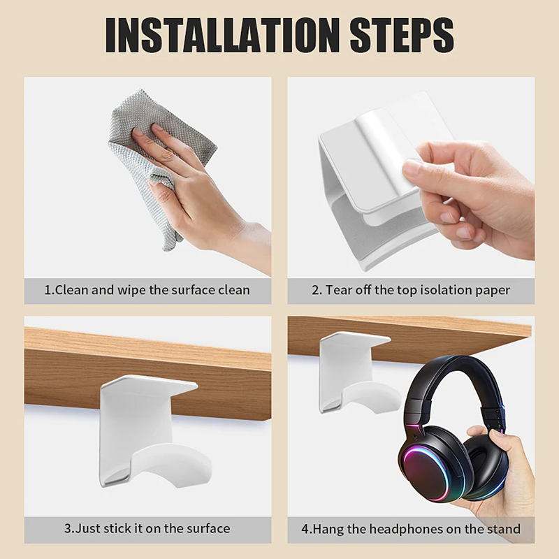 ขาตั้งหูฟังอเนกประสงค์แบบติดผน - Gaming Accessories Holder บทวิจารณ์และราคา