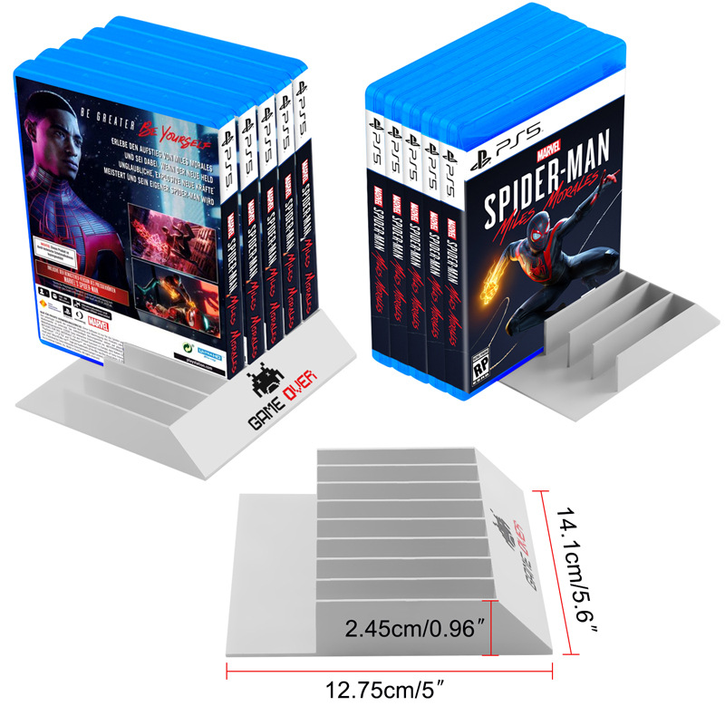 8-in-1 สําหรับ PS5 การ์ดเกมฐาน - Gaming Accessories Box บทวิจารณ์และราคา