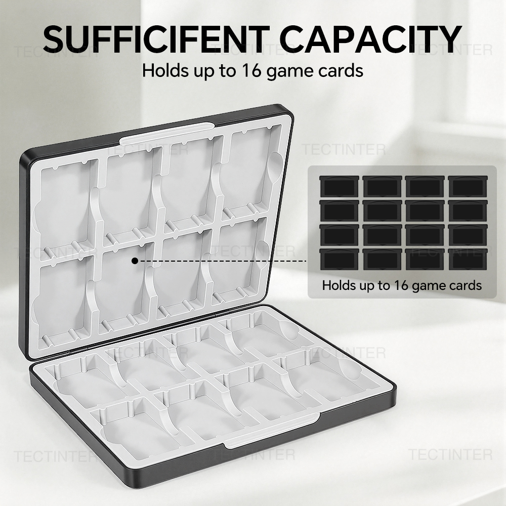 กล่องเก็บการ์ดเกมแบบพกพา 16 ใน - Gaming Accessories Box บทวิจารณ์และราคา