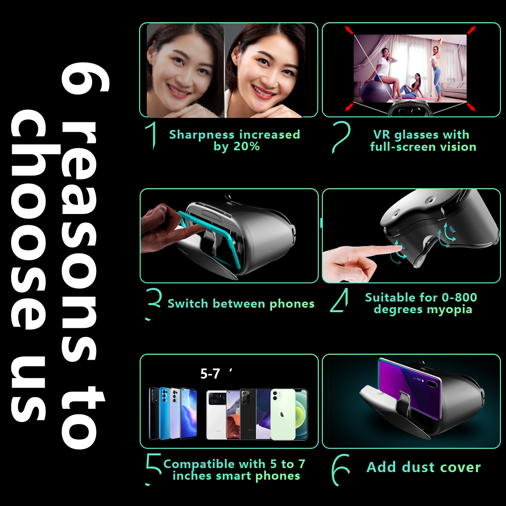 แว่นตา 3 มิติ ความจริงเสมือนจร - Gaming Accessories Iphone บทวิจารณ์และราคา