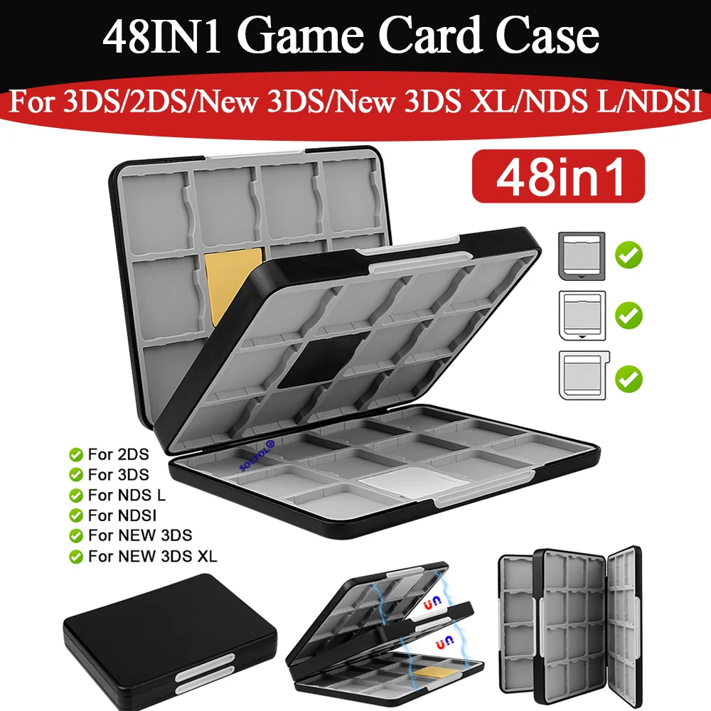 2026 ใหม่สำหรับ 3DS 48IN1 กล่อ - Gaming Accessories Box บทวิจารณ์และราคา