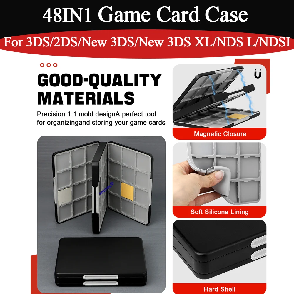 2026 ใหม่สำหรับ 3DS 48IN1 กล่อ - Gaming Accessories Box บทวิจารณ์และราคา