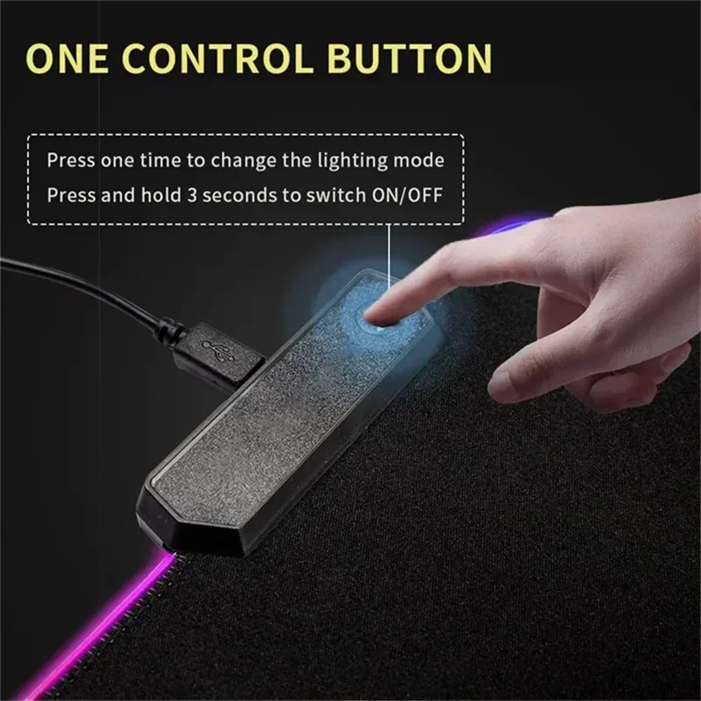 แผ่นรองเมาส์ RGB HD พิมพ์ลาย D - Gaming Accessories Images บทวิจารณ์และราคา