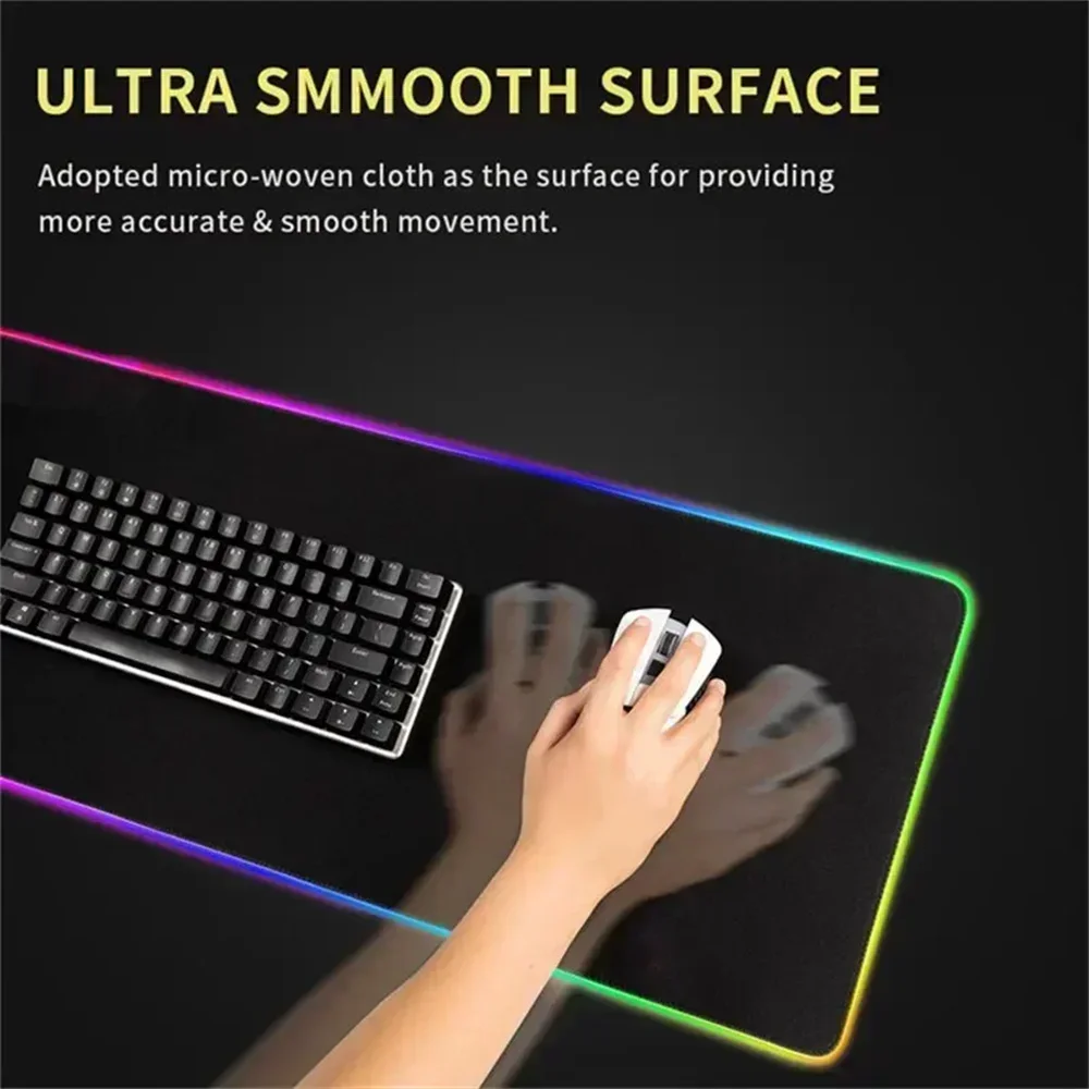 แผ่นรองเมาส์ RGB HD พิมพ์ลาย D - Gaming Accessories Images บทวิจารณ์และราคา