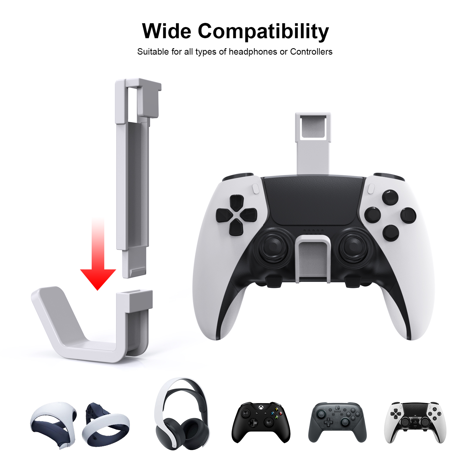 JYS-P5180 คอนโทรลเลอร์และชุดหู - Gaming Accessories Holder บทวิจารณ์และราคา