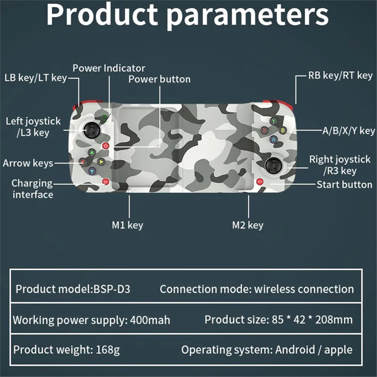 จอยสติ๊กควบคุมเกมโทรศัพท์ good - Gaming Accessories Iphone บทวิจารณ์และราคา