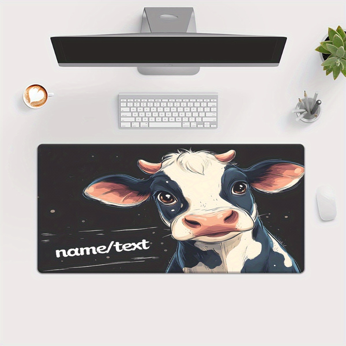 แผ่นรองเมาส์ลายการ์ตูนวัวน่ารั - Gaming Accessories Name บทวิจารณ์และราคา
